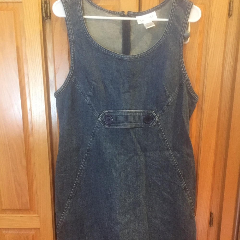 Sleeveless Denim Dress